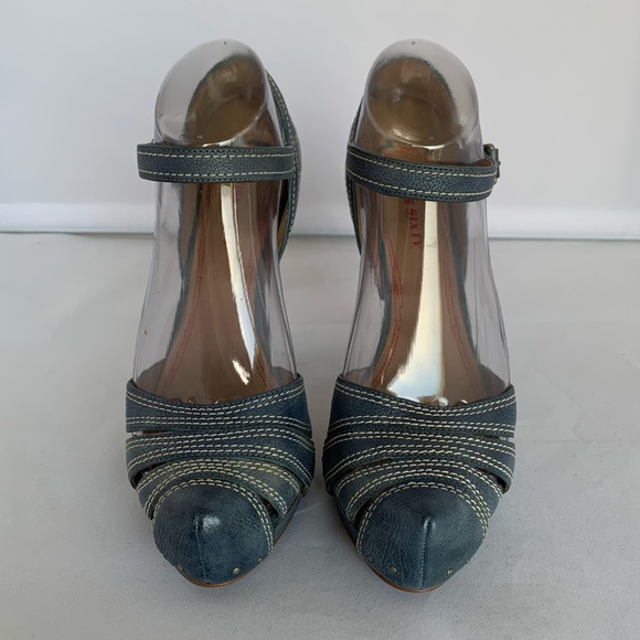 Miss Sixty Retro Shaka Heels Blue CA - Picture 5 of 8